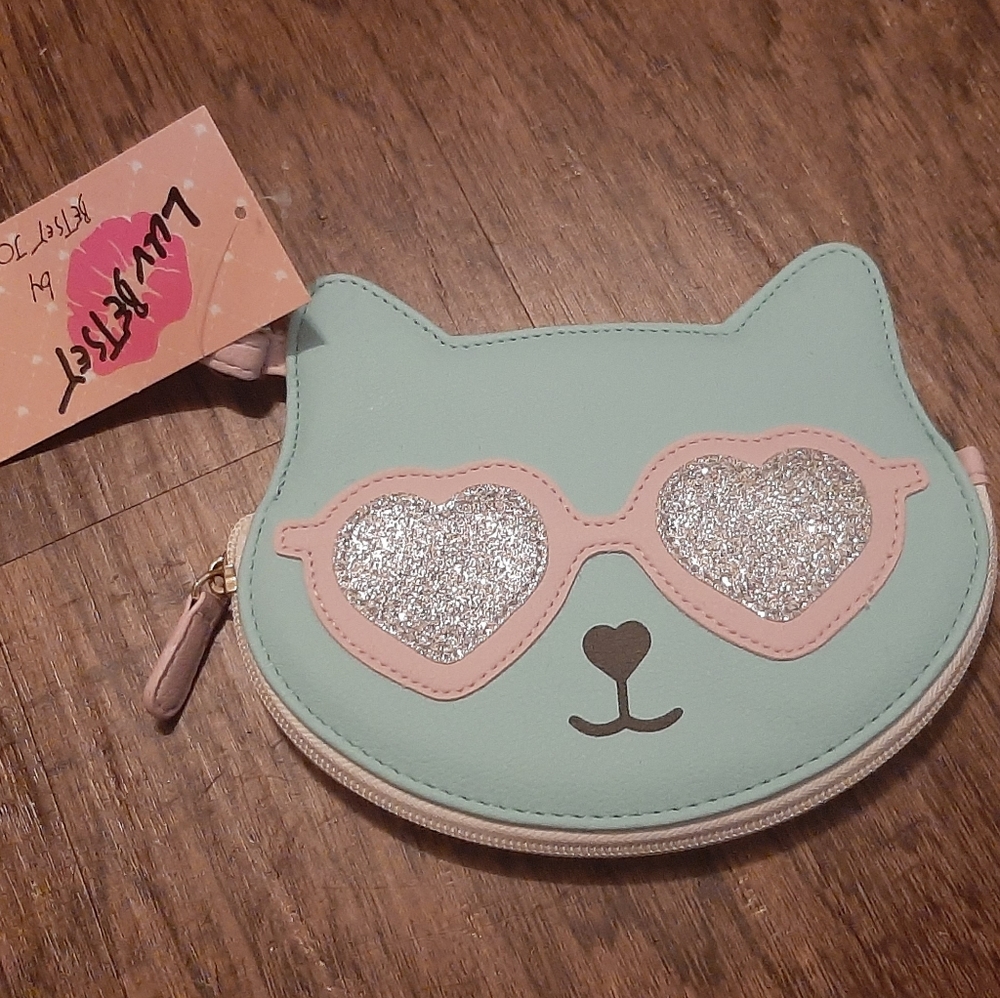 Luv Betsey Cat Wristlet NWT
